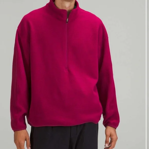 Lululemon men’s oversized fleece half zip - Picture 2 of 6